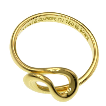 TIFFANY&Co. Open wave Ring K18 Yellow Gold Ladies [Used]