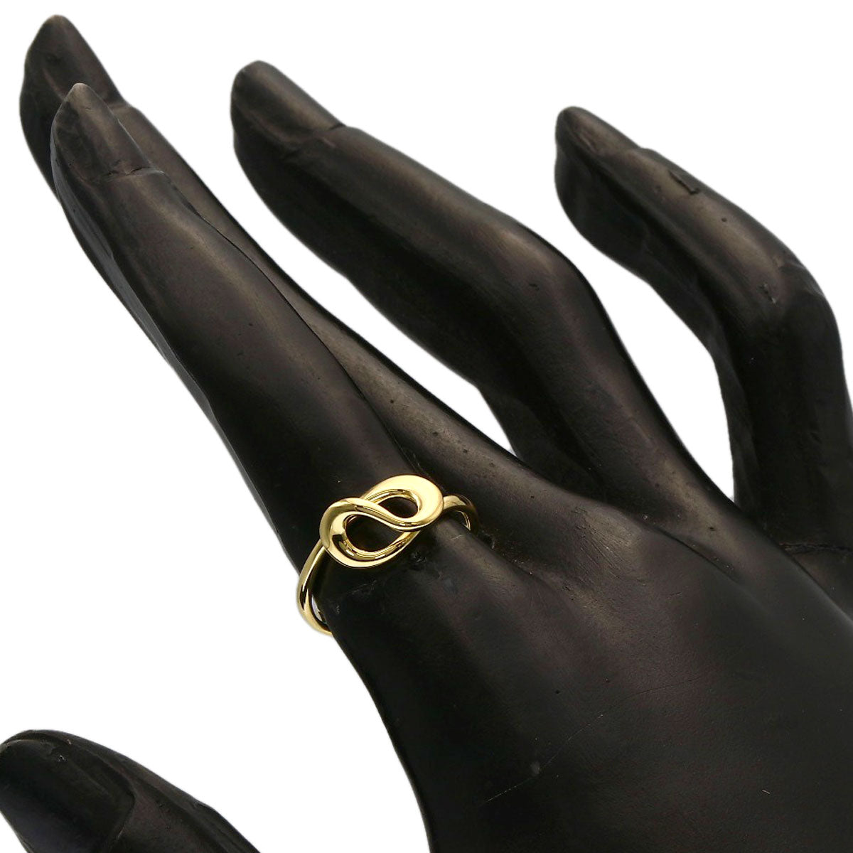 TIFFANY&Co. Open wave Ring K18 Yellow Gold Ladies [Used]
