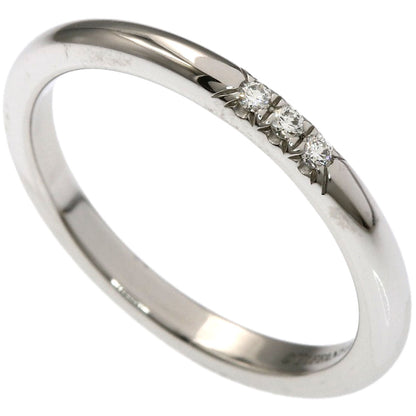 TIFFANY&Co. Forever 3P Diamond Ring Platinum PT950 Ladies [Used]