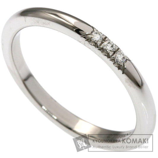 TIFFANY&Co. Forever 3P Diamond Ring Platinum PT950 Ladies [Used]