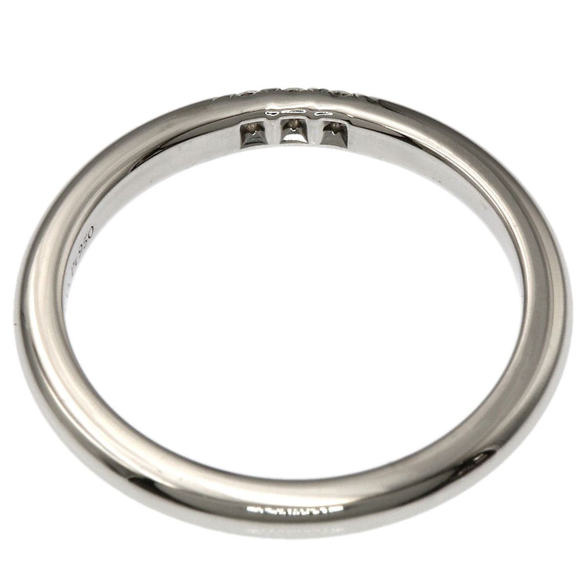 TIFFANY&Co. Forever 3P Diamond Ring Platinum PT950 Ladies [Used]