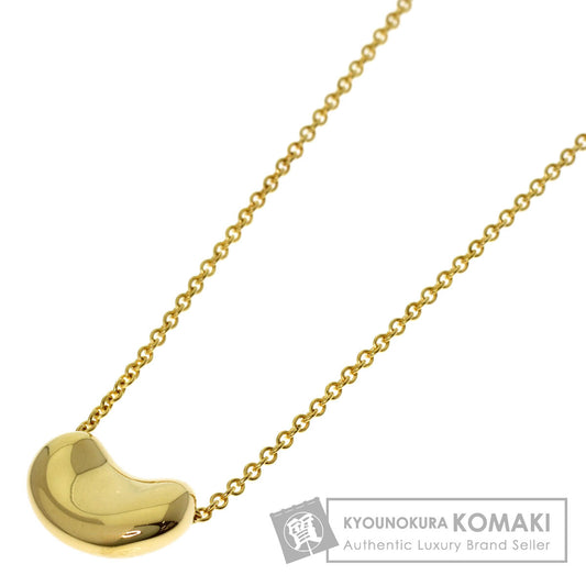 TIFFANY&Co. Bean Necklace K18 Yellow Gold Ladies [Used]