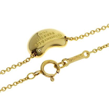 TIFFANY&Co. Bean Necklace K18 Yellow Gold Ladies [Used]