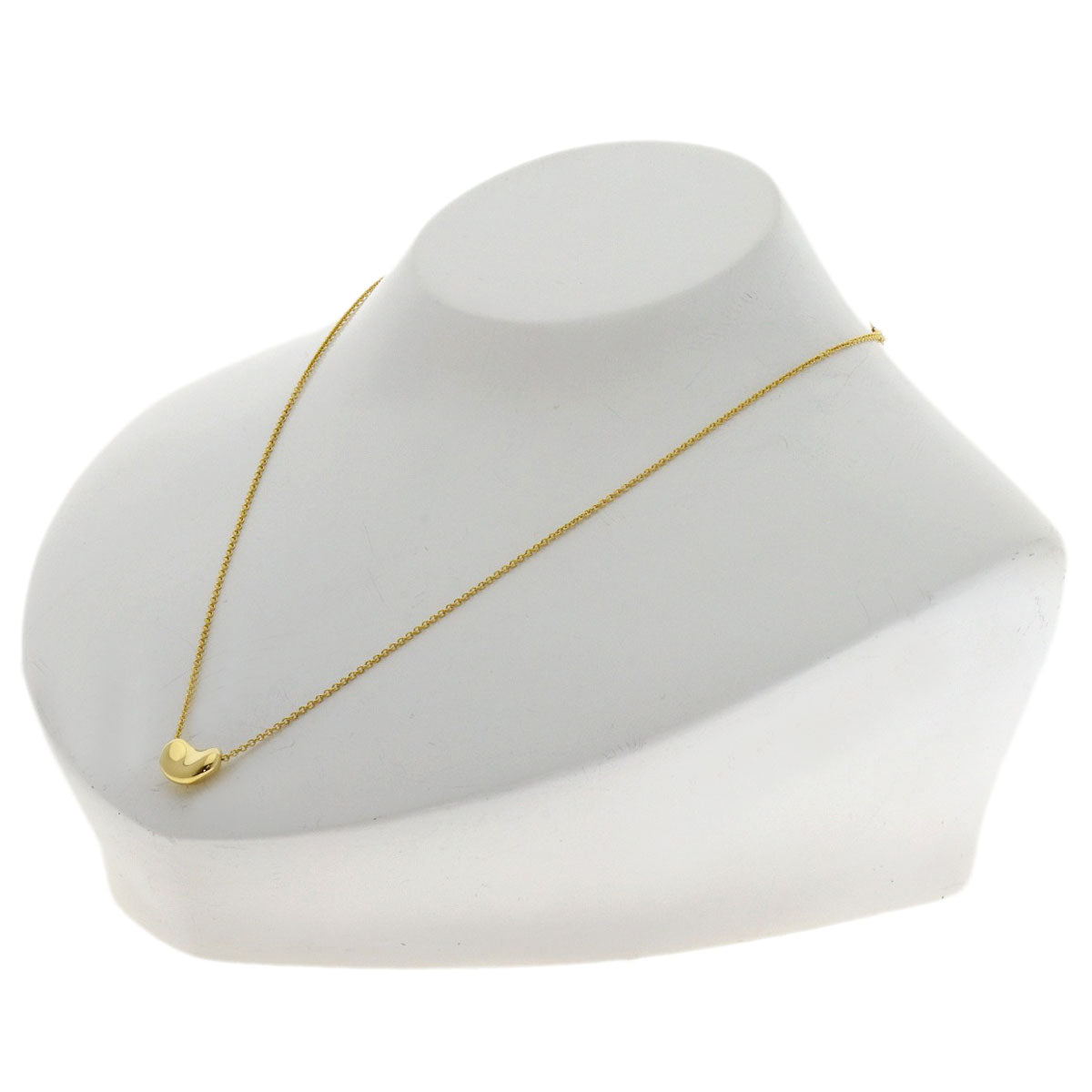 TIFFANY&Co. Bean Necklace K18 Yellow Gold Ladies [Used]