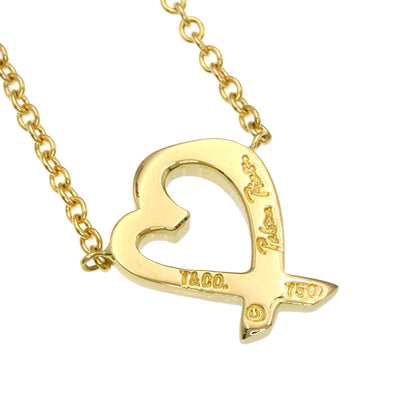 TIFFANY&Co. Loving heart Necklace K18 Yellow Gold Ladies [Used]