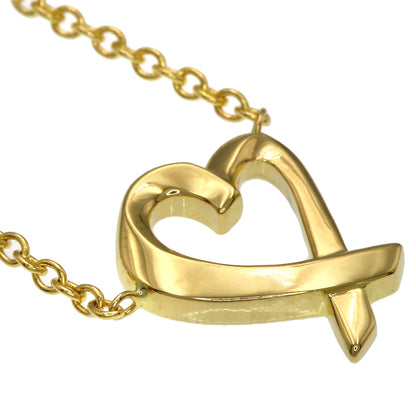 TIFFANY&Co. Loving heart Necklace K18 Yellow Gold Ladies [Used]