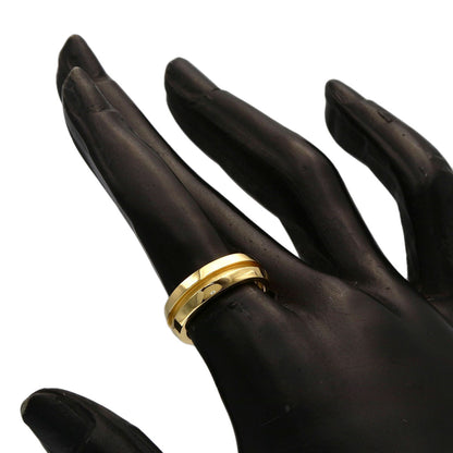 TIFFANY&Co. Grooved Ring K18 Yellow Gold Ladies [Used]