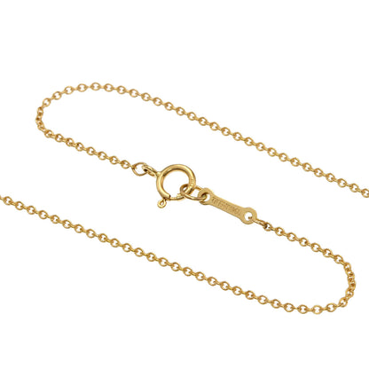 TIFFANY&Co. Leaf Elsa Peretti Necklace K18 Yellow Gold Ladies [Used]