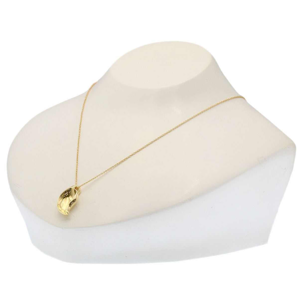 TIFFANY&Co. Leaf Elsa Peretti Necklace K18 Yellow Gold Ladies [Used]