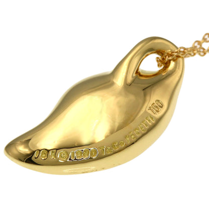 TIFFANY&Co. Leaf Elsa Peretti Necklace K18 Yellow Gold Ladies [Used]