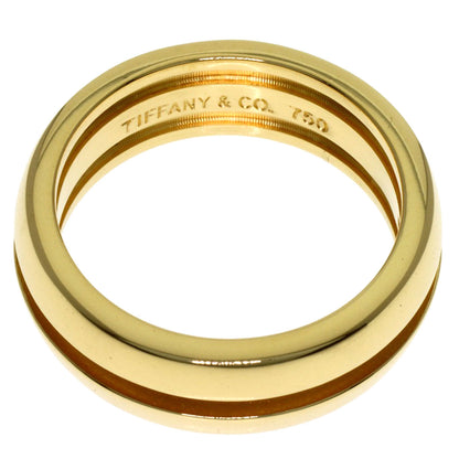 TIFFANY&Co. Grooved Ring K18 Yellow Gold Ladies [Used]