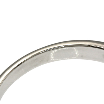 TIFFANY&Co. Curved Band 1P Diamond Ring Platinum PT950 Ladies [Used]