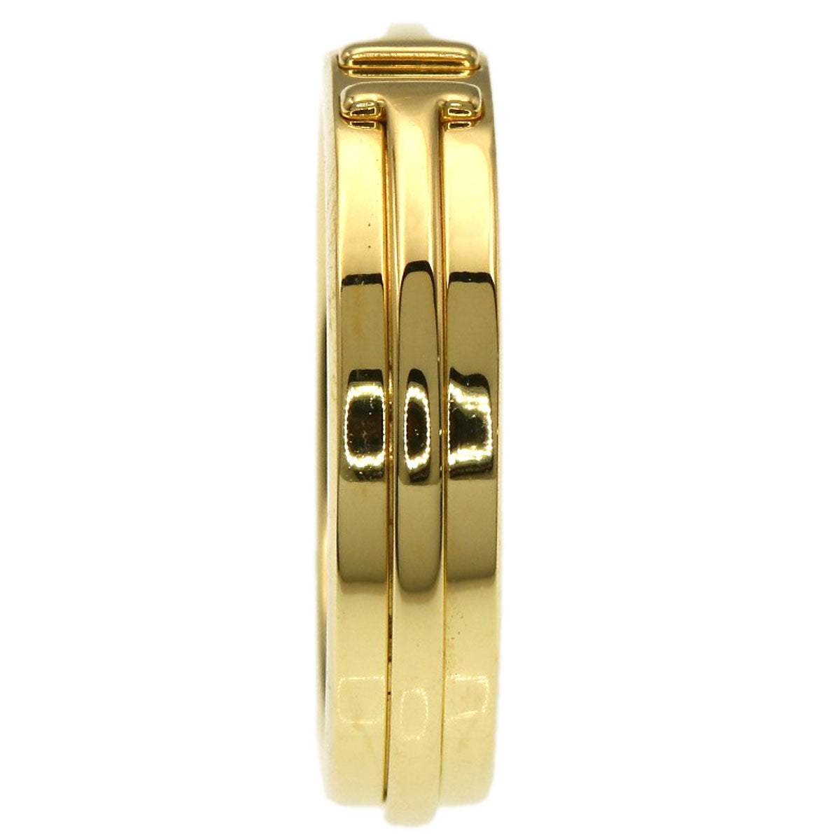 TIFFANY&Co. T narrow Ring K18 Yellow Gold Ladies [Used]