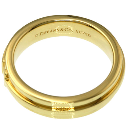 TIFFANY&Co. T narrow Ring K18 Yellow Gold Ladies [Used]