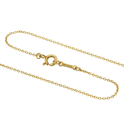 TIFFANY&Co. kiss Necklace K18 Yellow Gold Ladies [Used]