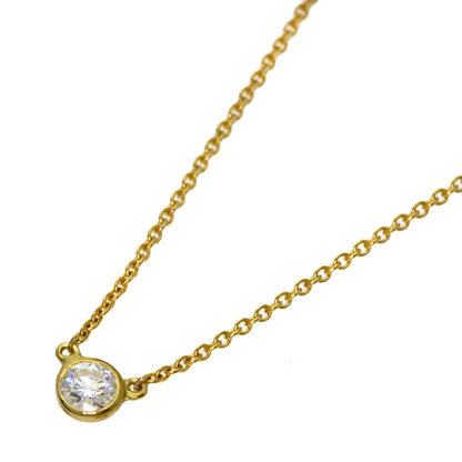 TIFFANY&Co. By The Yard Diamond Necklace K18 Yellow Gold Ladies [Used]