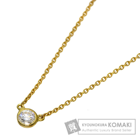 TIFFANY&Co. By The Yard Diamond Necklace K18 Yellow Gold Ladies [Used]