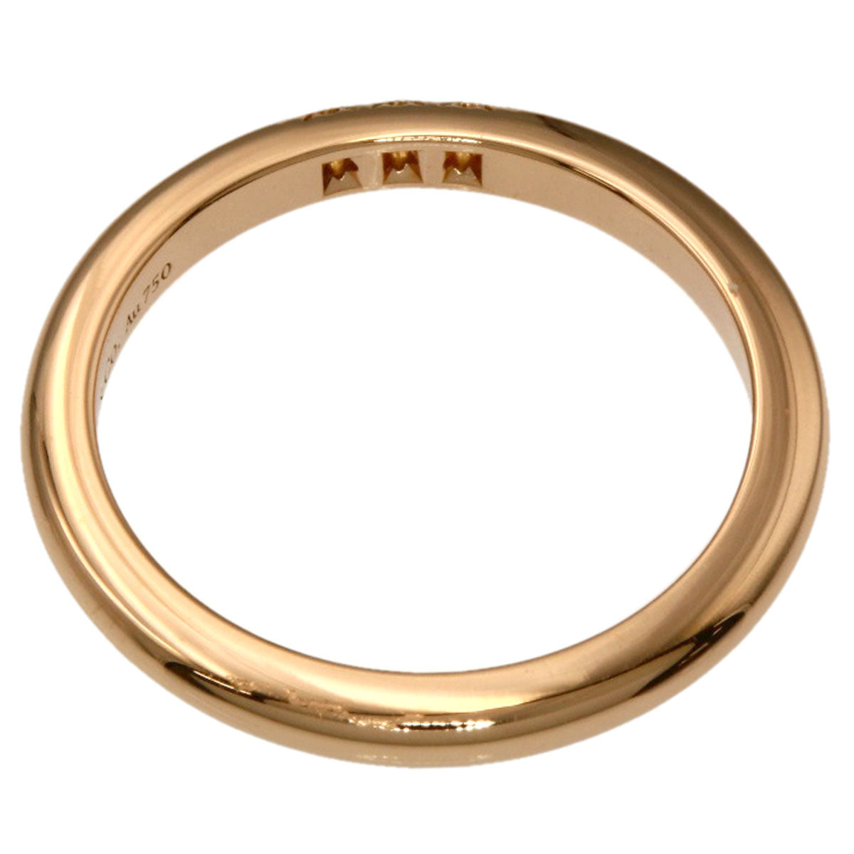 TIFFANY&Co. Forever 3P Diamond Ring K18 Pink Gold Ladies [Used]
