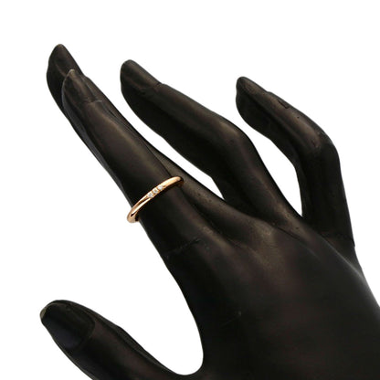 TIFFANY&Co. Forever 3P Diamond Ring K18 Pink Gold Ladies [Used]