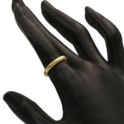 TIFFANY&Co. Milgrain Ring K18 Yellow Gold Ladies [Used]