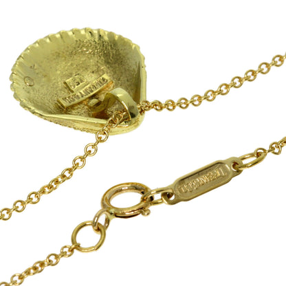 TIFFANY&Co. Shell motif Necklace K18 Yellow Gold Ladies [Used]