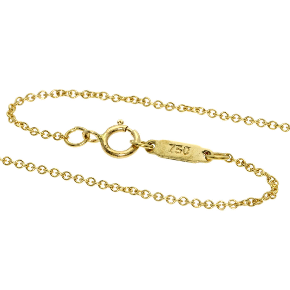 TIFFANY&Co. Shell motif Necklace K18 Yellow Gold Ladies [Used]