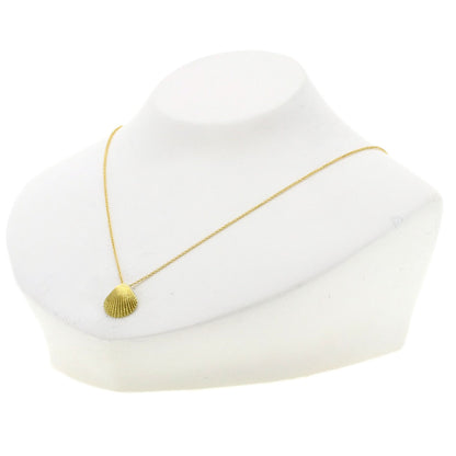TIFFANY&Co. Shell motif Necklace K18 Yellow Gold Ladies [Used]