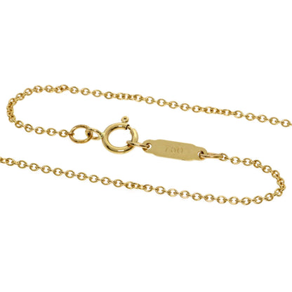 TIFFANY&Co. Heart Diamond Necklace K18 Yellow Gold Ladies [Used]