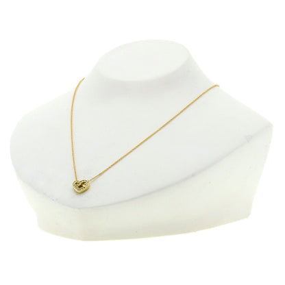 TIFFANY&Co. Heart Diamond Necklace K18 Yellow Gold Ladies [Used]