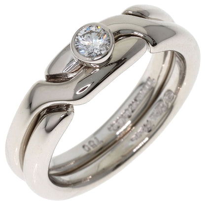 TIFFANY&Co. 1P Diamond Ring K18 White Gold Ladies [Used]