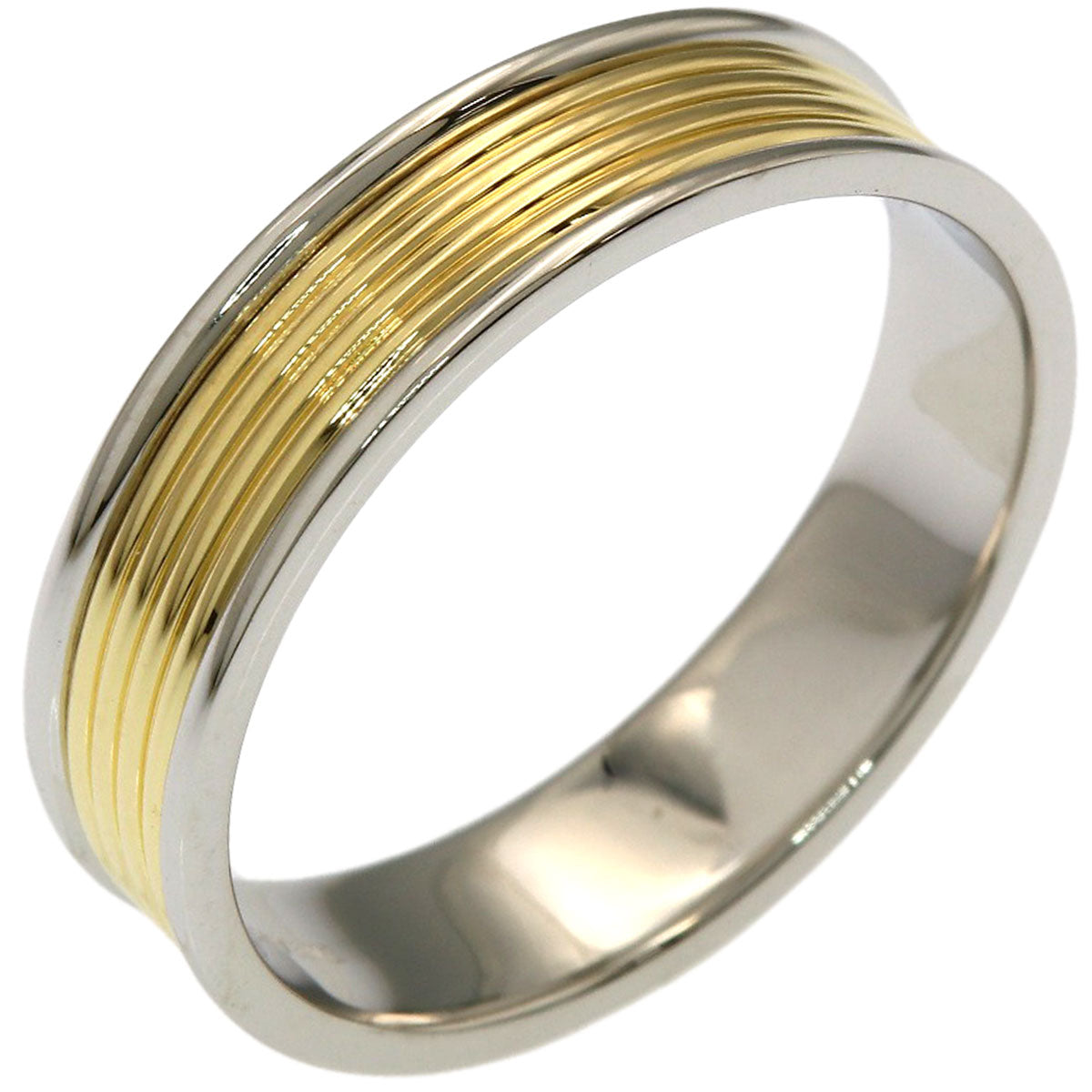 TIFFANY&Co. 4 Rows Ring K18 Yellow Gold PT950Ladies [Used]