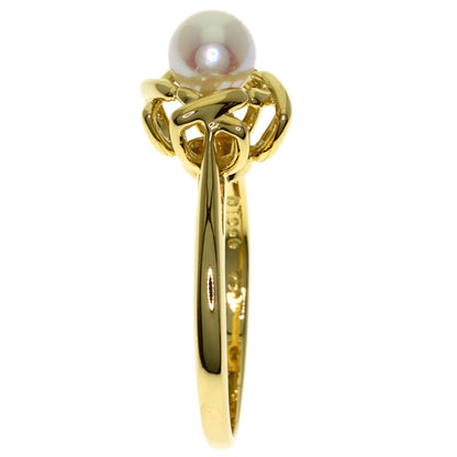 TIFFANY&Co. Kiss Around Pearl Pearl Ring K18 Yellow Gold Ladies [Used]
