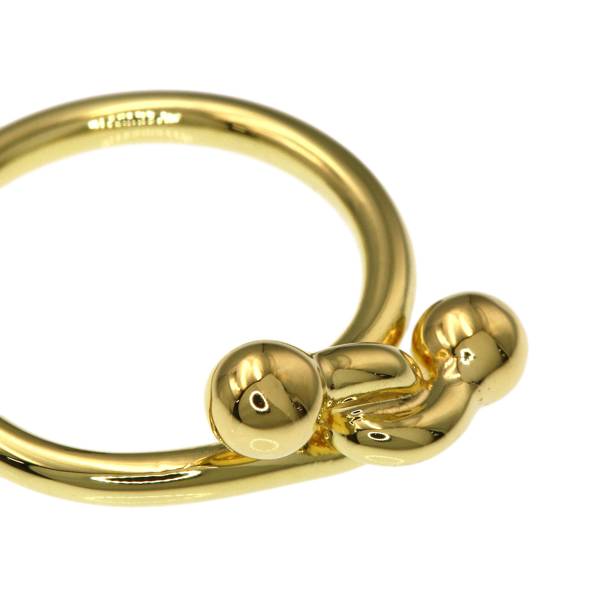 TIFFANY&Co. Love knot Ring K18 Yellow Gold Ladies [Used]