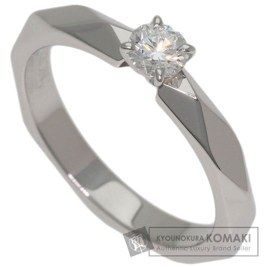 Boucheron Solitaire Diamond # 48 Ring Platinum PT950 Ladies [Used]
