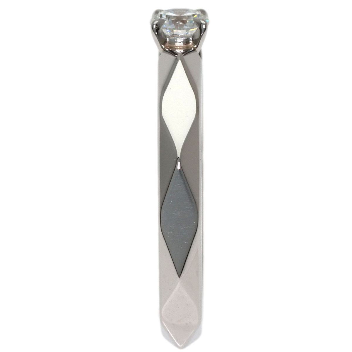Boucheron Solitaire Diamond # 48 Ring Platinum PT950 Ladies [Used]