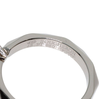 Boucheron Solitaire Diamond # 48 Ring Platinum PT950 Ladies [Used]