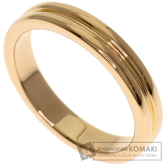 Boucheron Godron #47 Ring K18 Pink Gold Ladies [Used]