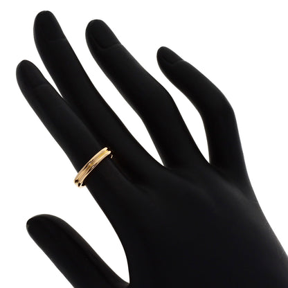 Boucheron Godron #47 Ring K18 Pink Gold Ladies [Used]
