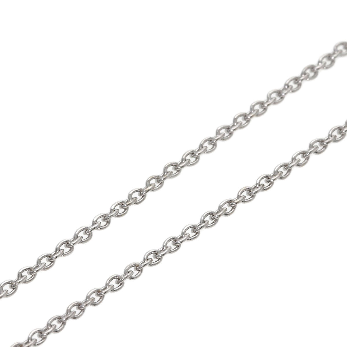 BVLGARI Chain 15.7" Necklace K18 White Gold Ladies [Used]