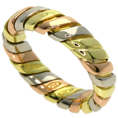 BVLGARI Tubogas Ring K18 Yellow Gold K18 White GoldLadies [Used]