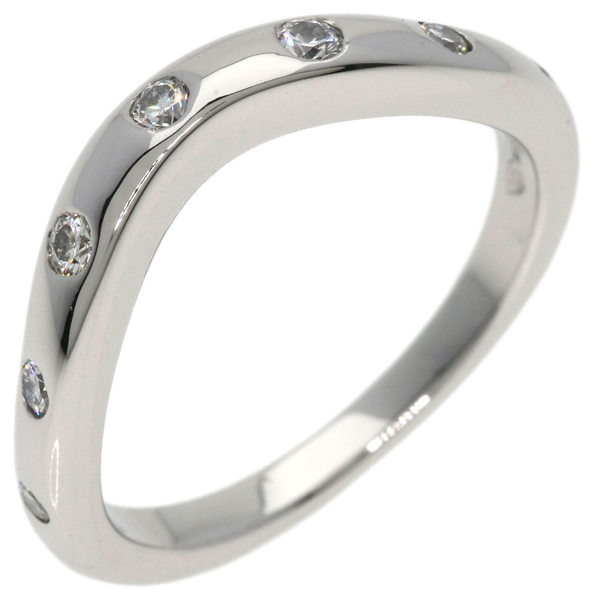 BVLGARI Corona 7P Diamond Ring Platinum PT950 Ladies [Used]