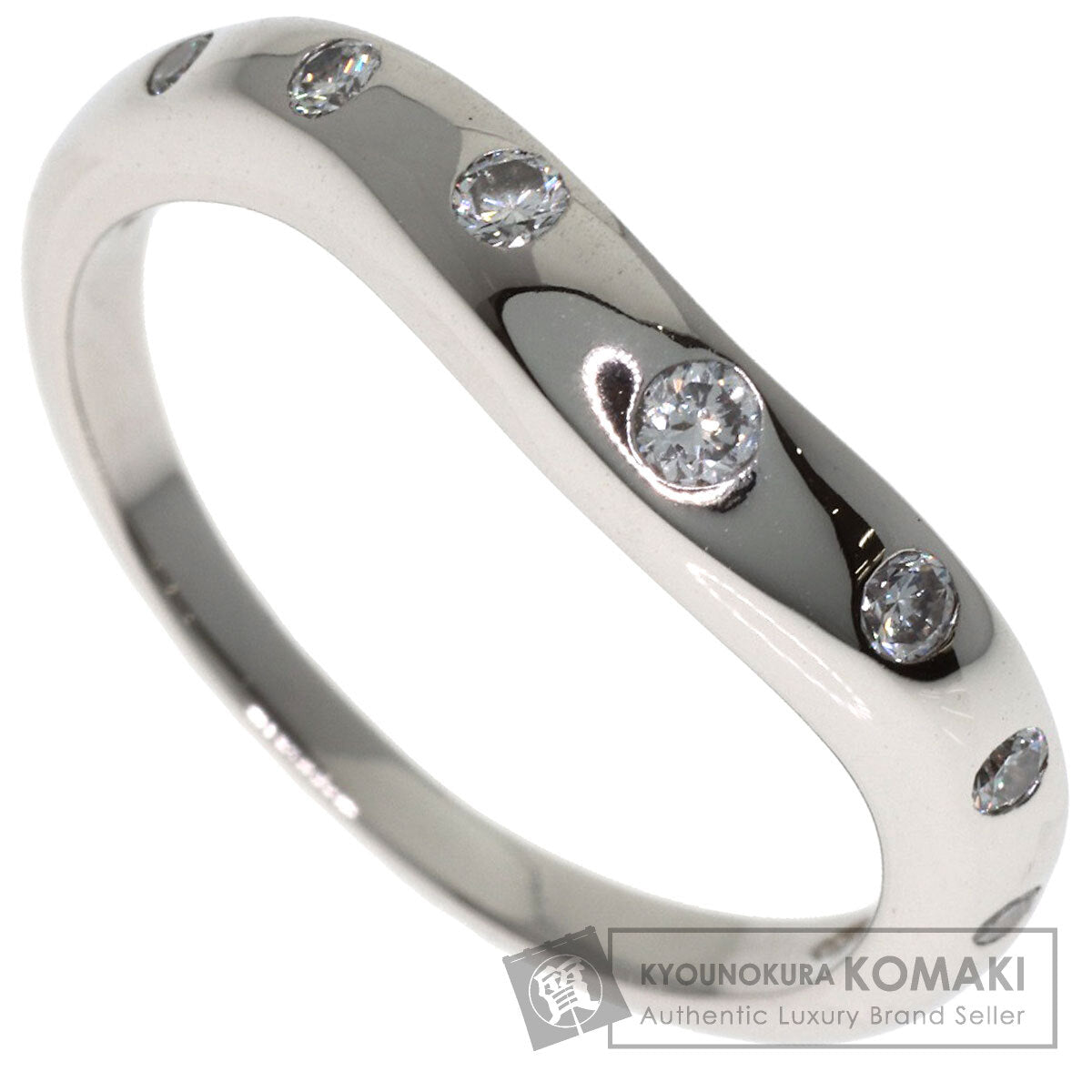 BVLGARI Corona 7P Diamond Ring Platinum PT950 Ladies [Used]