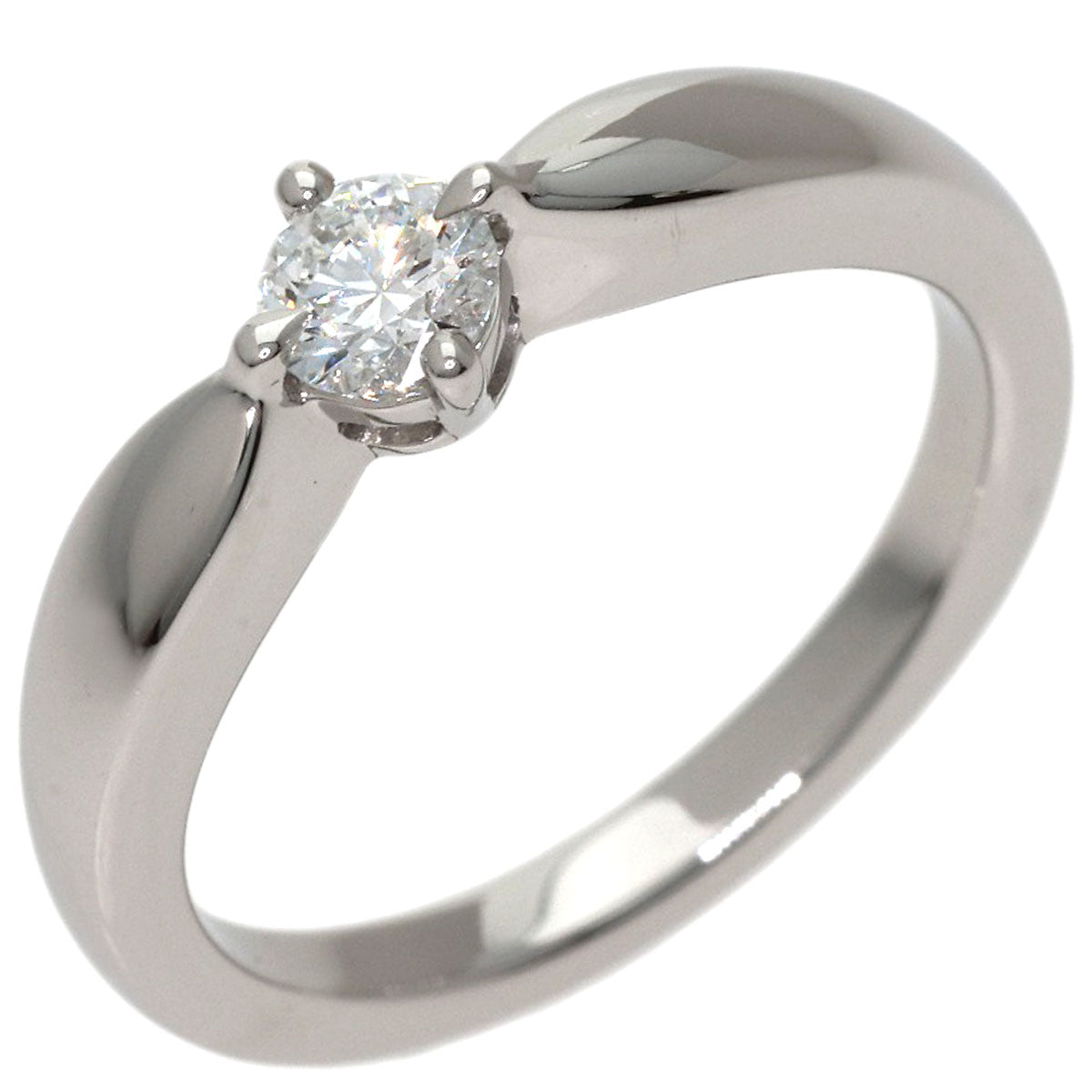 BVLGARI Dedi Carta A Venezia Diamond Ring Platinum PT950 Ladies [Used]
