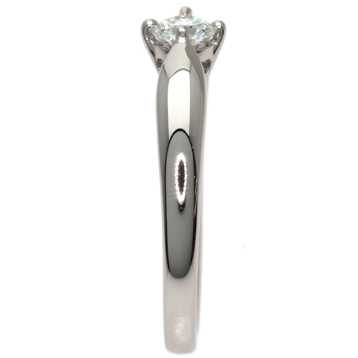 BVLGARI Dedi Carta A Venezia Diamond Ring Platinum PT950 Ladies [Used]