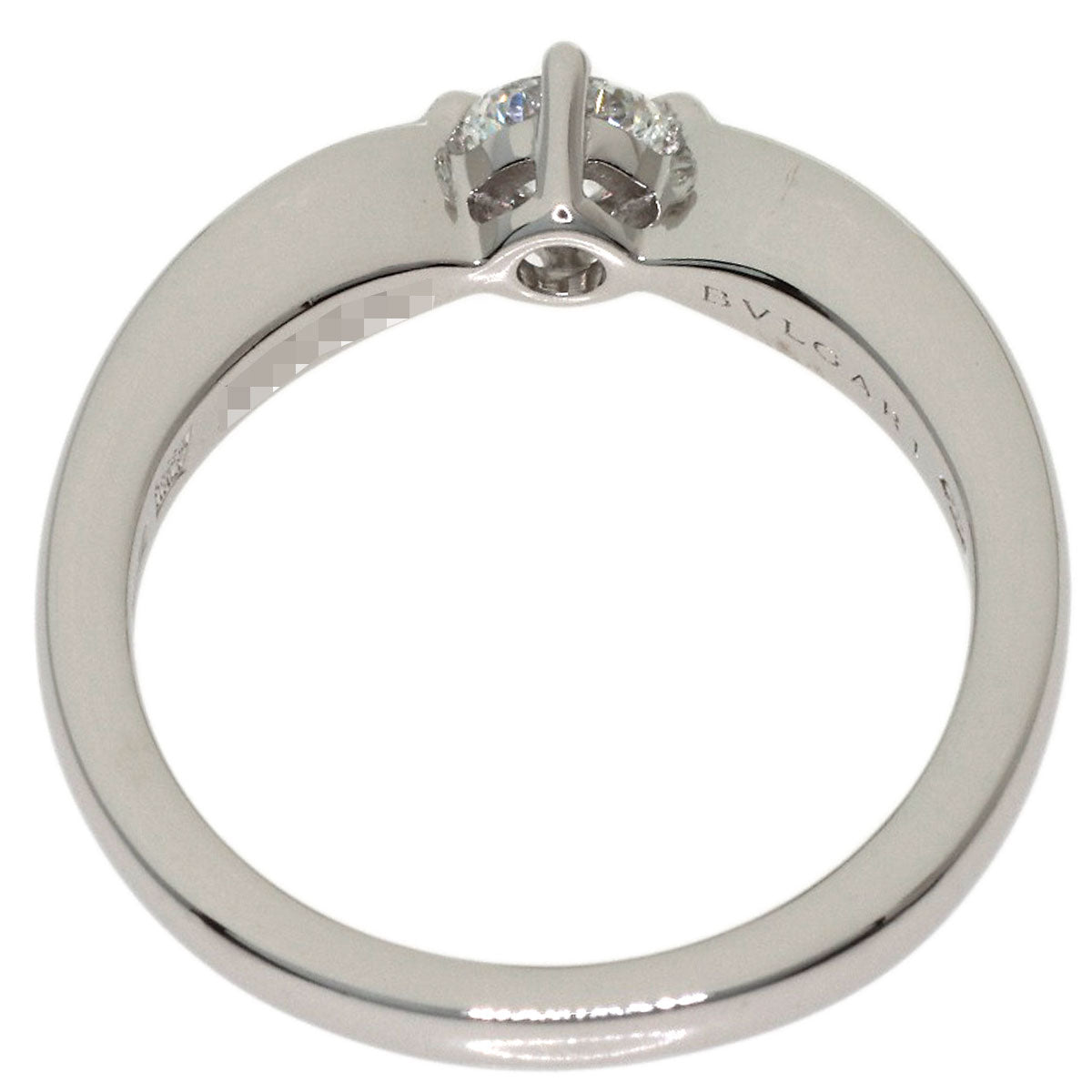BVLGARI Dedi Carta A Venezia Diamond Ring Platinum PT950 Ladies [Used]