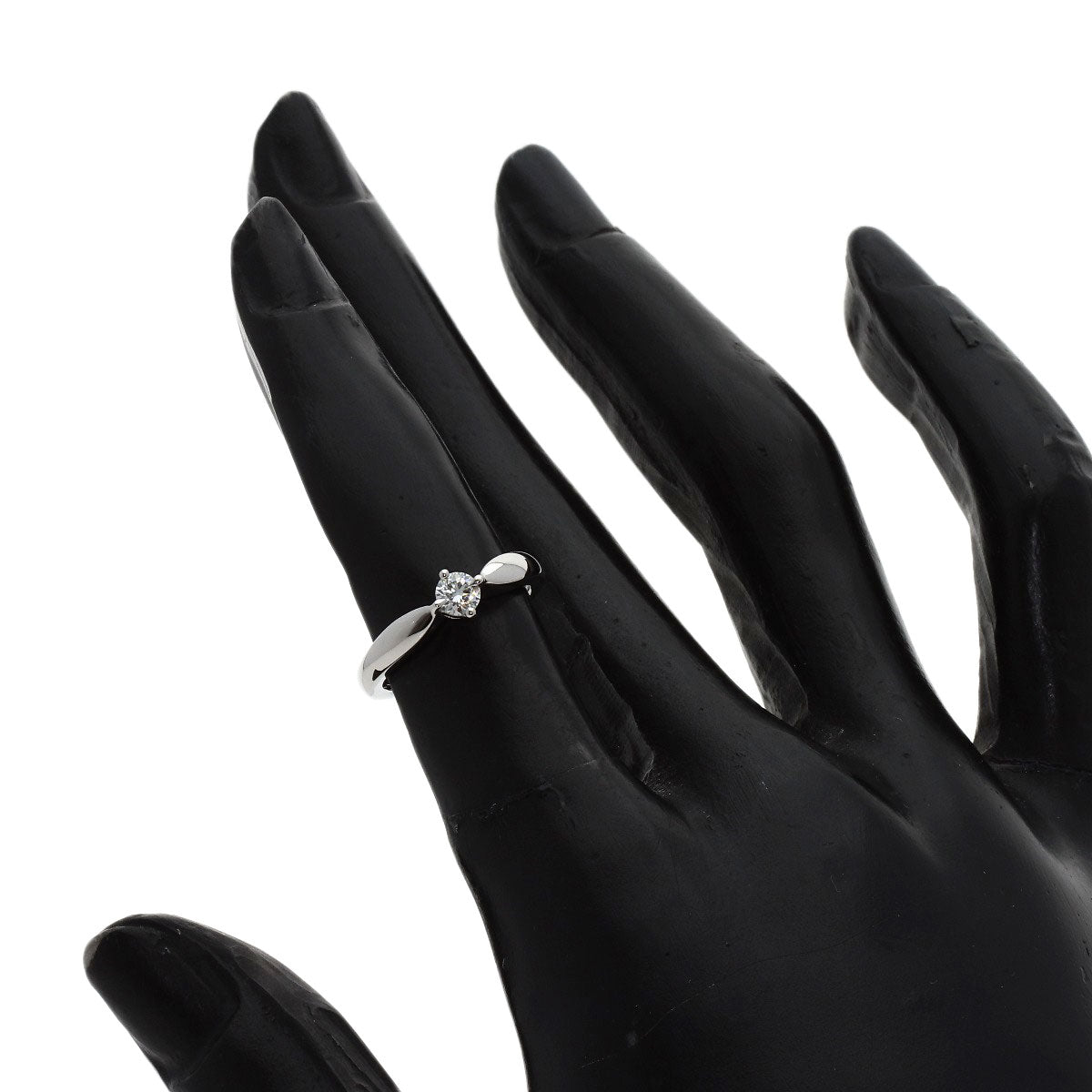 BVLGARI Dedi Carta A Venezia Diamond Ring Platinum PT950 Ladies [Used]