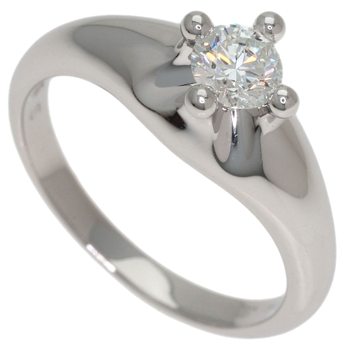 BVLGARI Corona Diamond Ring Platinum PT950 Ladies [Used]