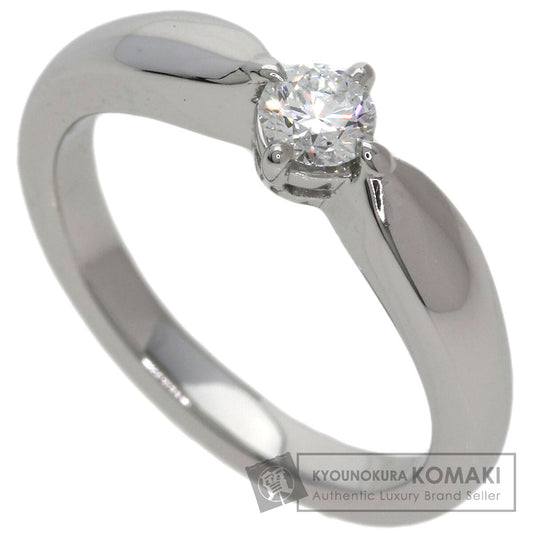 BVLGARI Dedi Carta A Venezia Diamond Ring Platinum PT950 Ladies [Used]