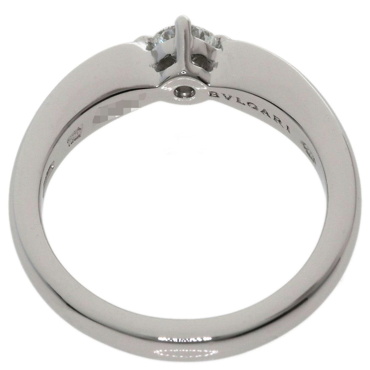 BVLGARI Dedi Carta A Venezia Diamond Ring Platinum PT950 Ladies [Used]