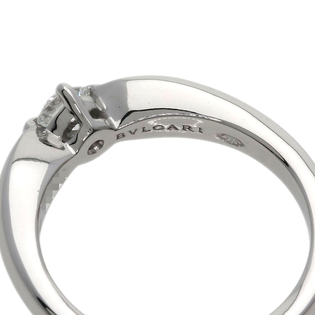 BVLGARI Dedi Carta A Venezia Diamond Ring Platinum PT950 Ladies [Used]